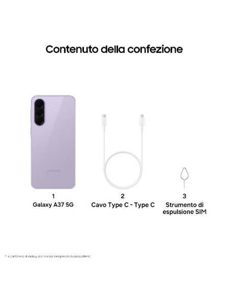 GALAXY A37 6+128GB LAVENDER