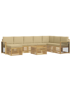 Set divani Legno di Acacia Massello 2