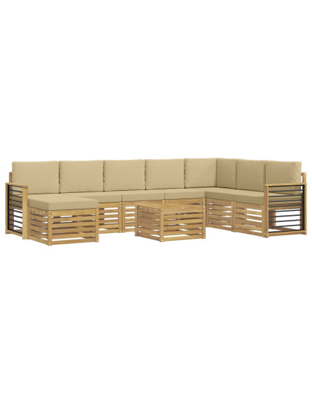 Set divani Legno di Acacia Massello