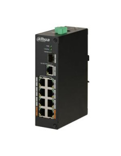 SWITCH 8P POE +1P SFP +1P GBIT V2 UNMANAGED - INDUSTRIALE DAHUA