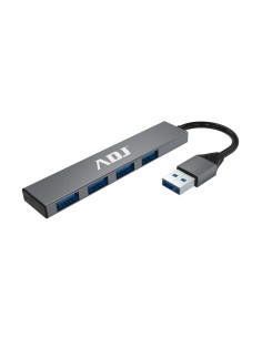 HUB USB 3.2 4PORTE TETRA GY COMPATIBILE USB1.1/2.0 NOTEBOOK ADJ