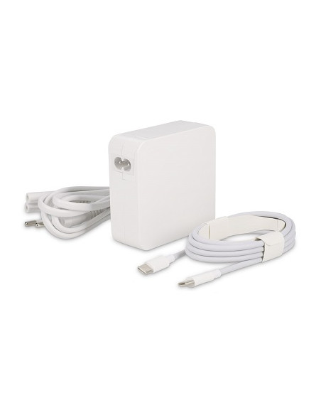 ALIMENTATORE USB-C 96W WHITE COMPATIBILE MACBOOK PRO 13 AIR