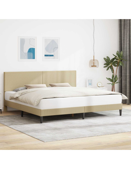 Struttura del letto Grigio Verde Chiaro 200 x 200 cm