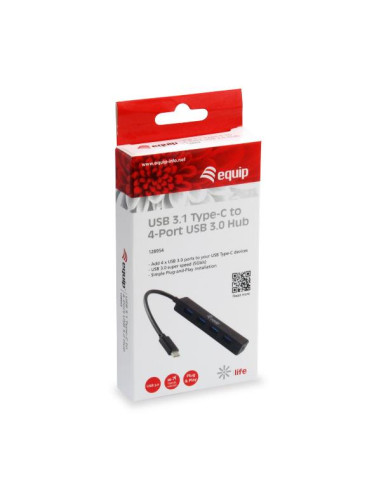 USB 3.1 TYPE-C TO 4-PORT USB 3.0 HU