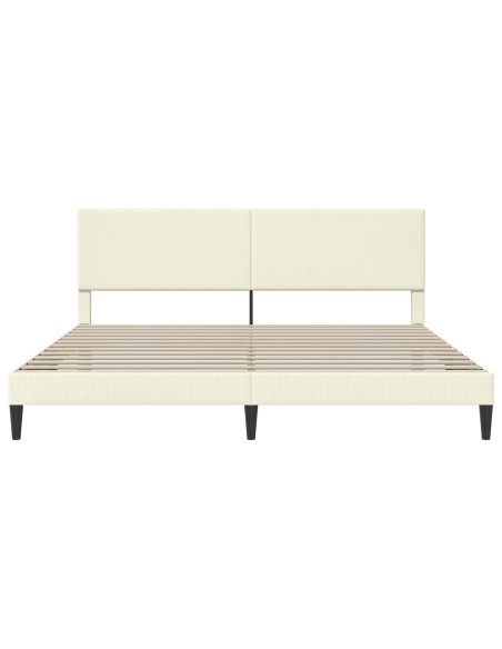 Struttura del letto Crema 180 x 200 cm Tessuto in Cords