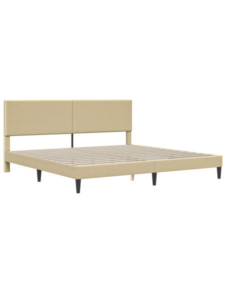 Struttura del letto Grigio Verde Chiaro 200 x 200 cm