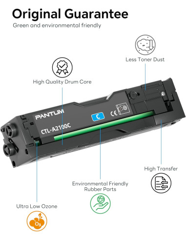 TONER PANTUM CTL-A2100C CIANO 1000 PER CM2100ADW 1000PG TONER+DRUM