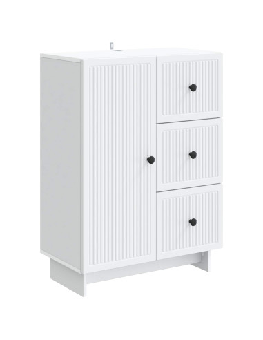 Credenza Bianco 66 x 34,5 x 90 cm Legno ingegnerizzato