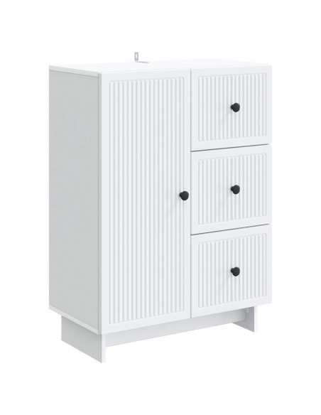 Credenza Bianco 66 x 34,5 x 90 cm Legno ingegnerizzato