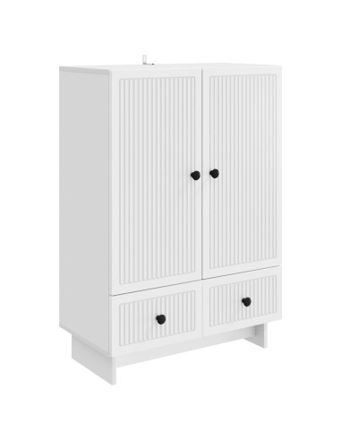 Credenza Bianco 66 x 34,5 x 95 cm Legno ingegnerizzato