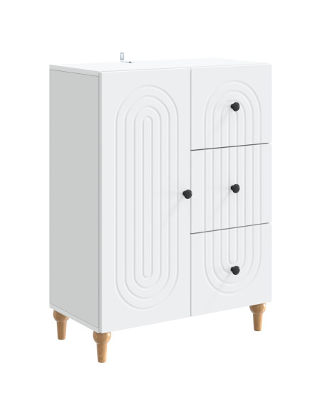 Credenza Bianco 66 x 34,5 x 90 cm Legno ingegnerizzato