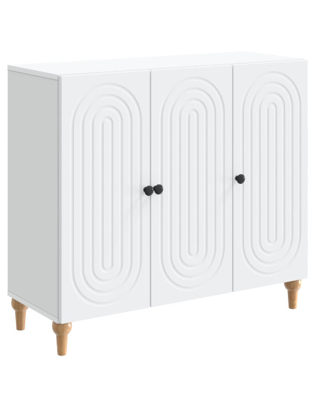 Credenza Bianco 89 x 34,5 x 80 cm Legno ingegnerizzato