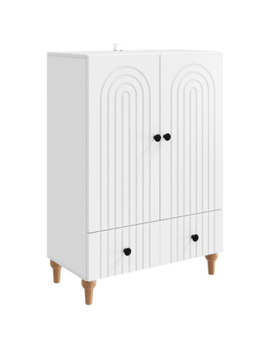 Credenza Bianco 66 x 34,5 x 95 cm Legno ingegnerizzato