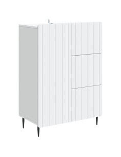 Credenza Bianco 66 x 34,5 x 91,5 cm Legno ingegnerizzato