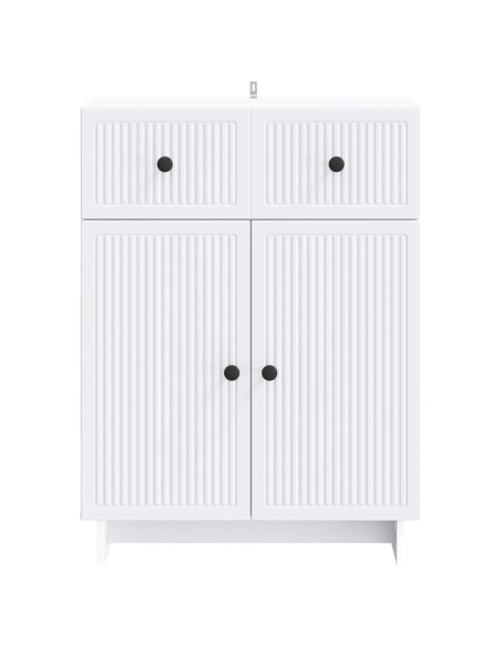 Credenza Bianco 66 x 34,5 x 90 cm Legno ingegnerizzato