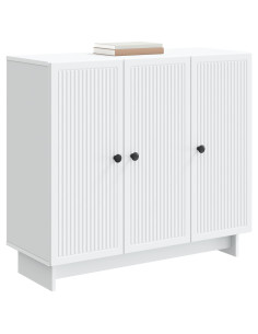 Credenza Bianco 89 x 34,5 x 80 cm Legno ingegnerizzato 2