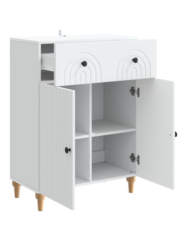 Credenza Bianco 66 x 34,5 x 90 cm Legno ingegnerizzato