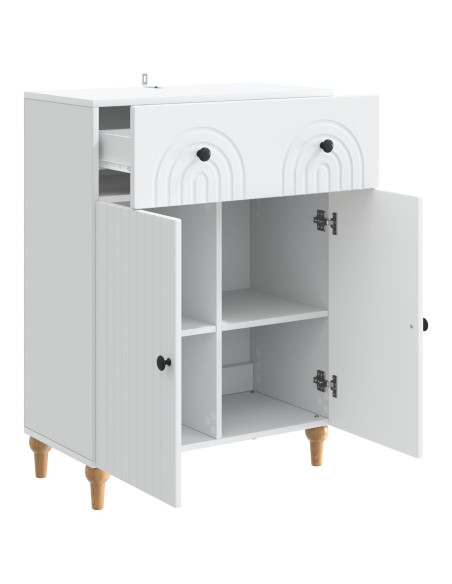 Credenza Bianco 66 x 34,5 x 90 cm Legno ingegnerizzato