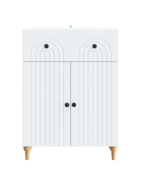 Credenza Bianco 66 x 34,5 x 90 cm Legno ingegnerizzato