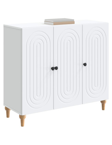 Credenza Bianco 89 x 34,5 x 80 cm Legno ingegnerizzato