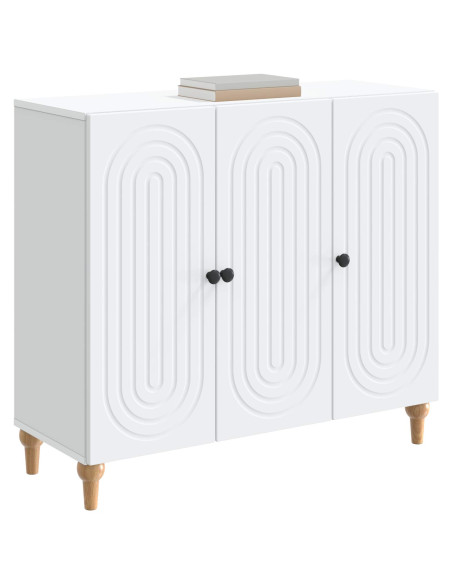 Credenza Bianco 89 x 34,5 x 80 cm Legno ingegnerizzato