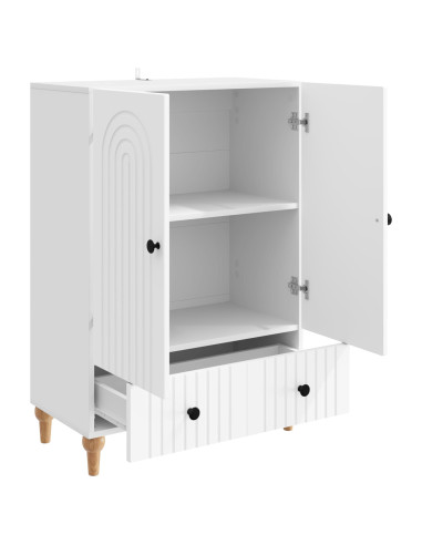 Credenza Bianco 66 x 34,5 x 95 cm Legno ingegnerizzato