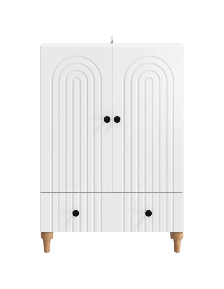 Credenza Bianco 66 x 34,5 x 95 cm Legno ingegnerizzato