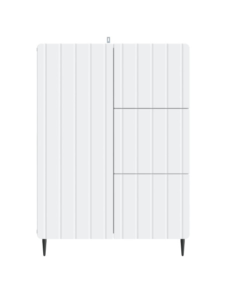 Credenza Bianco 66 x 34,5 x 91,5 cm Legno ingegnerizzato