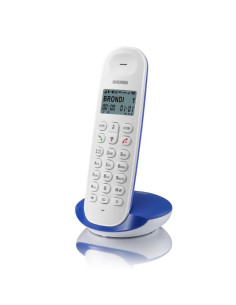 BRONDI TELEFONO CORDLESS LOTUS BIANCO BLU