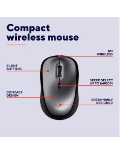 YVI+ WIRELESS MOUSE ECO BLACK 2