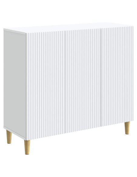 Credenza Bianco 89 x 34,5 x 80 cm Legno ingegnerizzato
