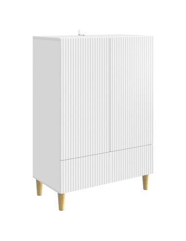 Credenza Bianco 66 x 34,5 x 95 cm Legno ingegnerizzato