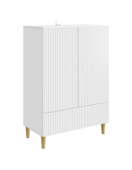 Credenza Bianco 66 x 34,5 x 95 cm Legno ingegnerizzato