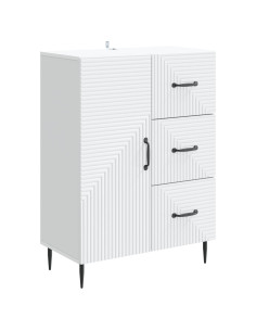 Credenza Bianco 66 x 34,5 x 89,5 cm Legno ingegnerizzato