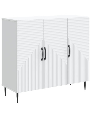 Credenza Bianco 89 x 34,5 x 80 cm Legno ingegnerizzato