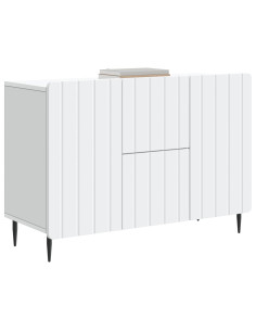 Credenza Bianco 89 x 34,5 x 62 cm Legno ingegnerizzato 2
