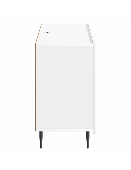 Credenza Bianco 89 x 34,5 x 62 cm Legno ingegnerizzato