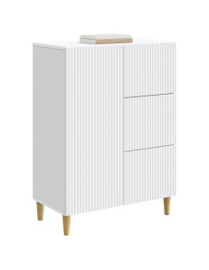 Credenza Bianco 66 x 34,5 x 90 cm Legno ingegnerizzato 2