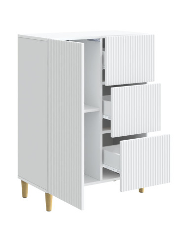 Credenza Bianco 66 x 34,5 x 90 cm Legno ingegnerizzato