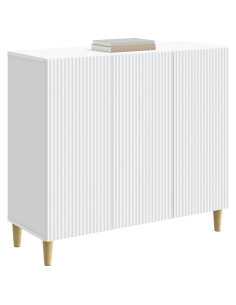 Credenza Bianco 89 x 34,5 x 80 cm Legno ingegnerizzato 2