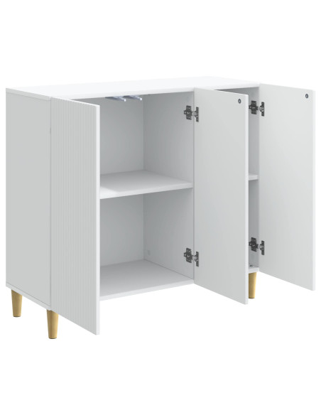 Credenza Bianco 89 x 34,5 x 80 cm Legno ingegnerizzato