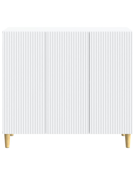 Credenza Bianco 89 x 34,5 x 80 cm Legno ingegnerizzato