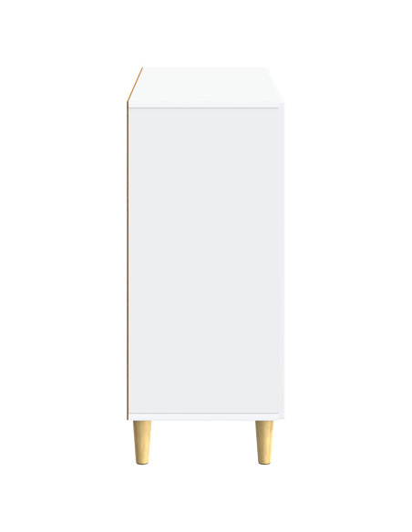 Credenza Bianco 89 x 34,5 x 80 cm Legno ingegnerizzato