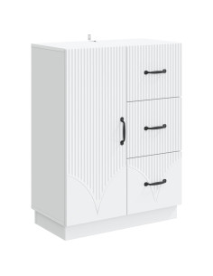 Credenza Bianco 66 x 34,5 x 87 cm Legno ingegnerizzato