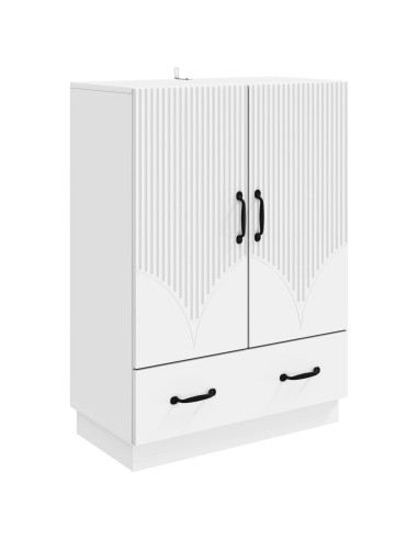 Credenza Bianco 66 x 34,5 x 92 cm Legno ingegnerizzato