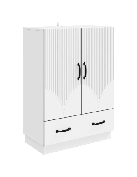 Credenza Bianco 66 x 34,5 x 92 cm Legno ingegnerizzato