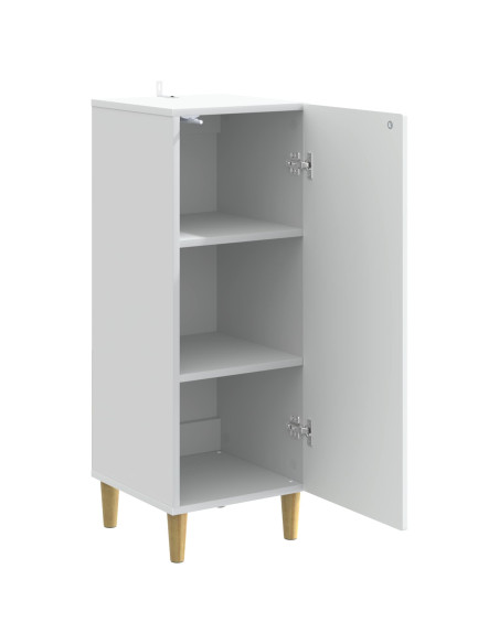 Credenza Bianco 33 x 34,5 x 90 cm Legno ingegnerizzato