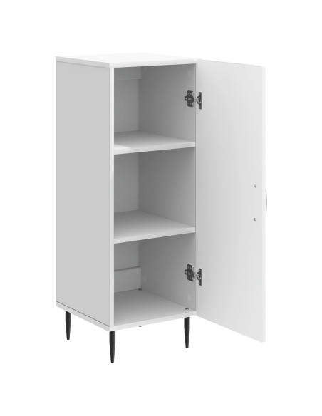 Credenza Bianco 33 x 34,5 x 89,5 cm Legno ingegnerizzato