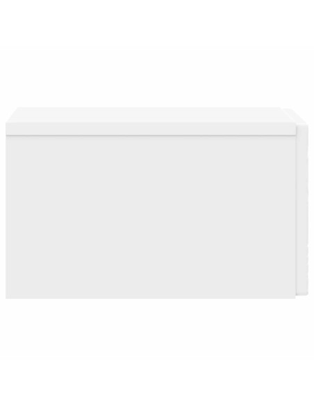 Mobiletto da notte a muro Bianco 49 x 34,5 x 20 cm