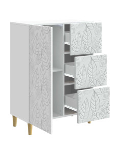 Credenza Bianco 66 x 34,5 x 90 cm Legno ingegnerizzato 2
